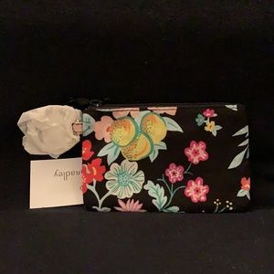Vera Bradley zip ID case Tangerine Twist NWT